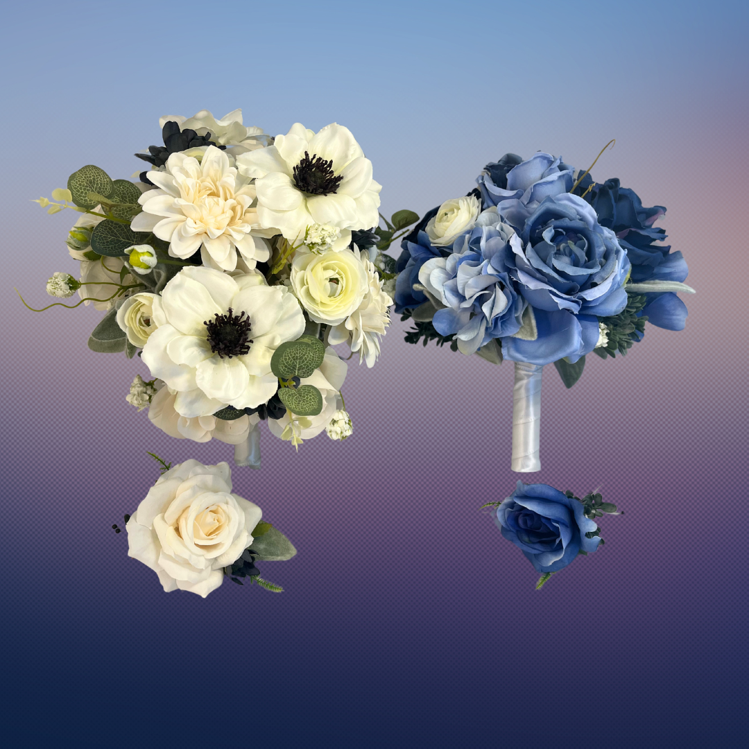 Bride’s and Bridesmaid Bouquets